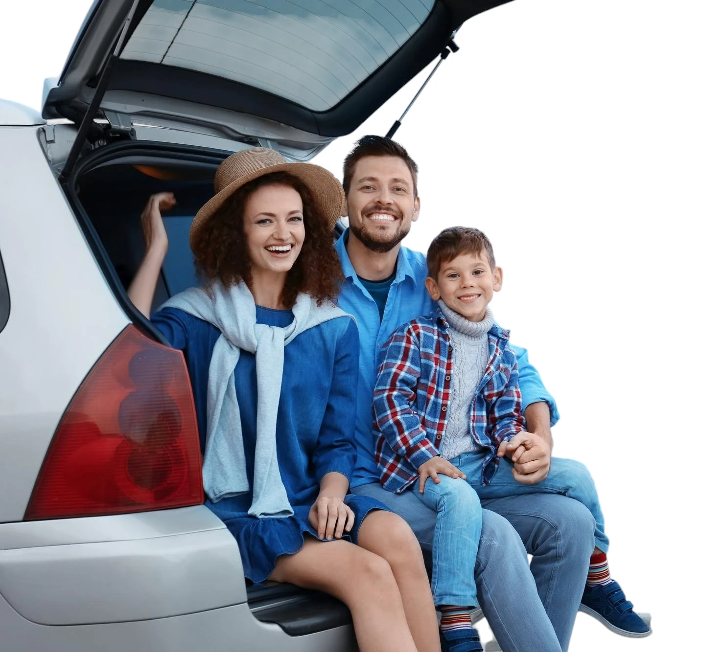 Driver behind the wheel of an insured car